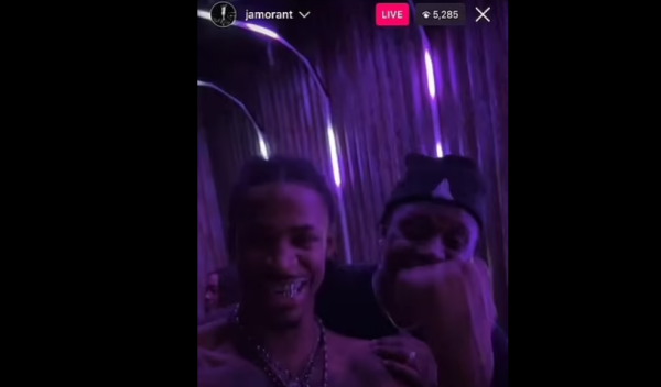 Ja Morant went on Instagram Live last night and flashed a gun at the club