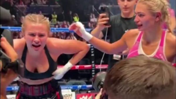Watch Boxer Daniella Hemsley Shocked Everyone By Flashing Crowd After Winning Her First Bout Explained