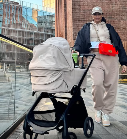 Wizkid's baby mama Jada P shares adorable photo with newborn daughter